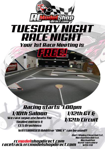 RC Model Shop Direct Tuesday Night Race Night