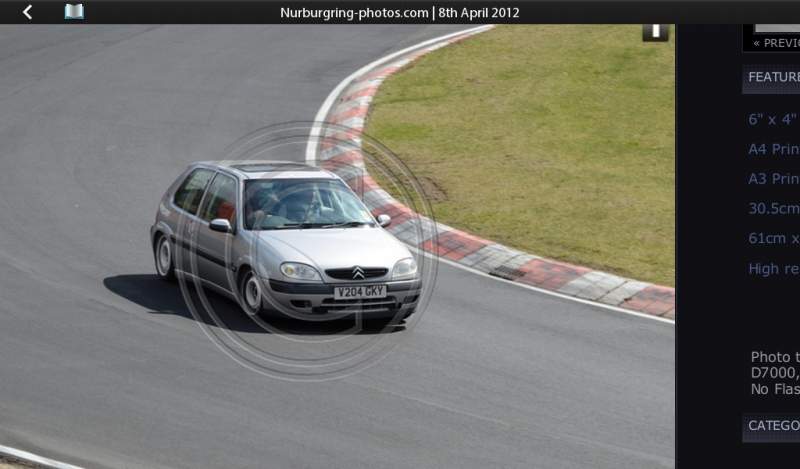 Saxo vts track car at the nurburgring gooood times