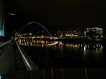 Millenium bridge by night