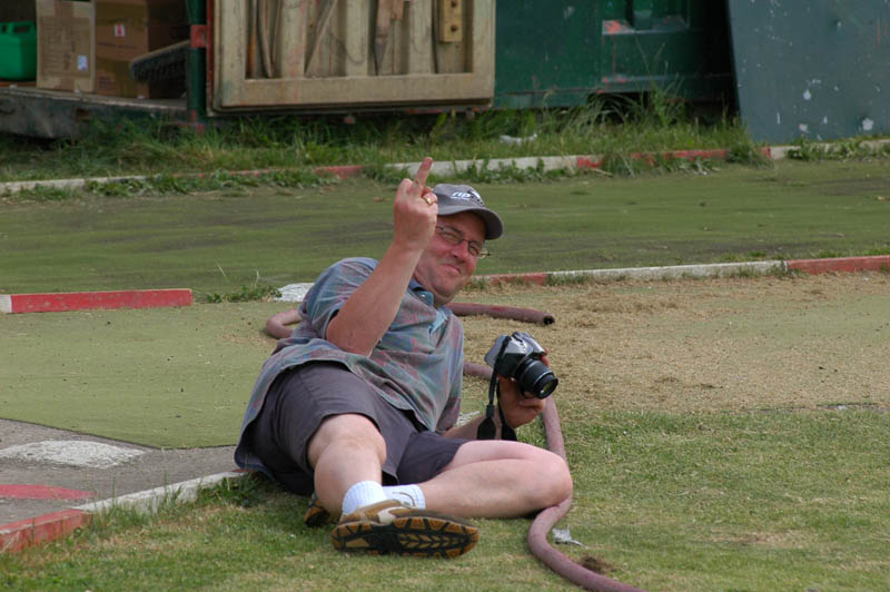 brian showing his respect ! ;)