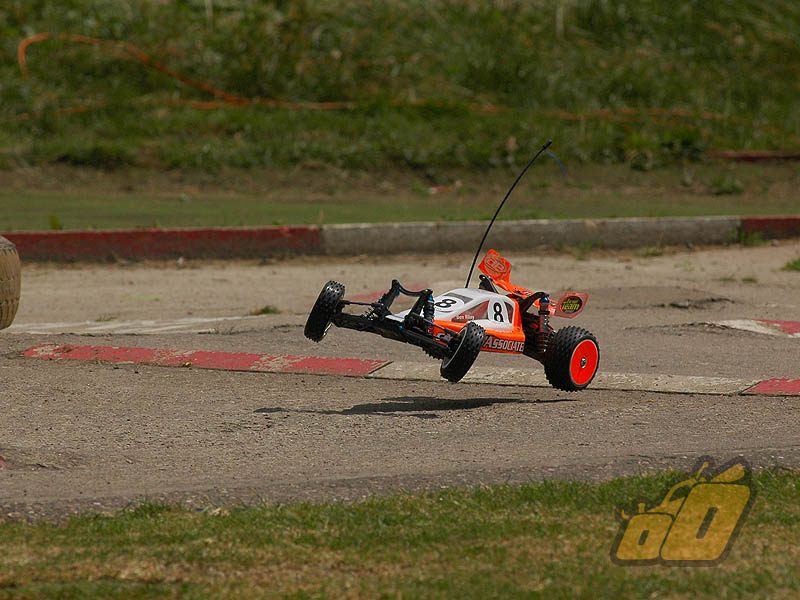Ben Riley getting out of shape on the concrete 