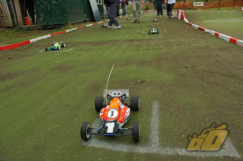 Carl Latham on pole in the under 13's
