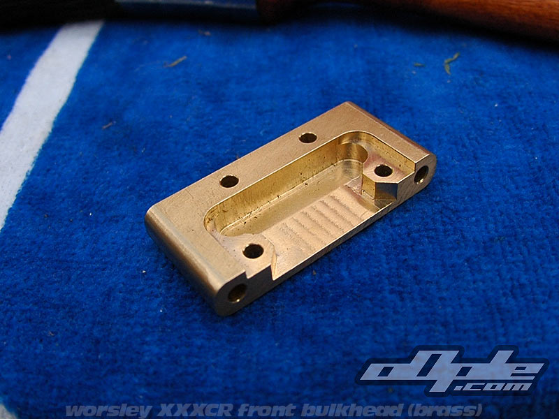 Top Secret brass bulkhead as used on Richard Taylors southport national winning car