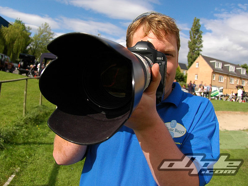 Stu Wood poses with my camera