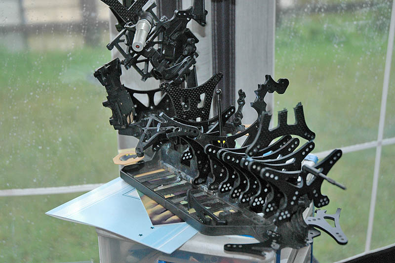 ART - Lee martin and chums create a monster from a collection of broken parts from the weekend