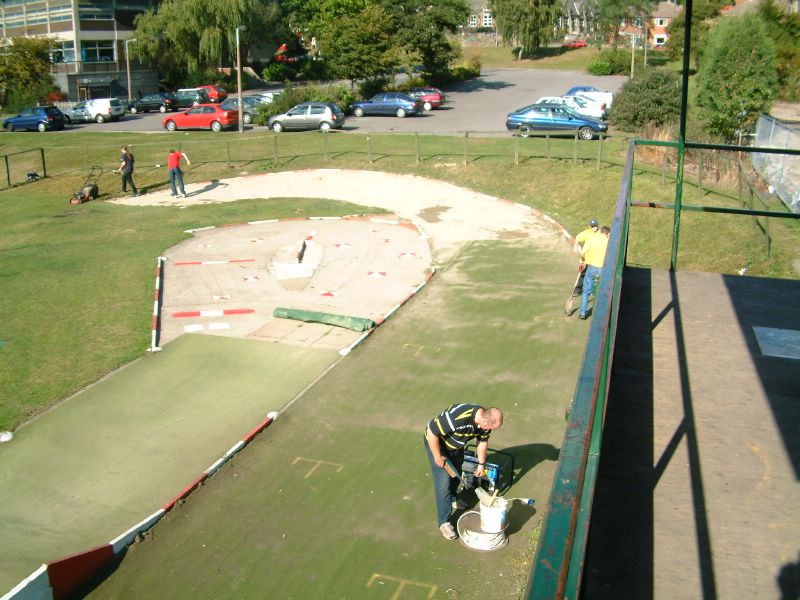 track preparation