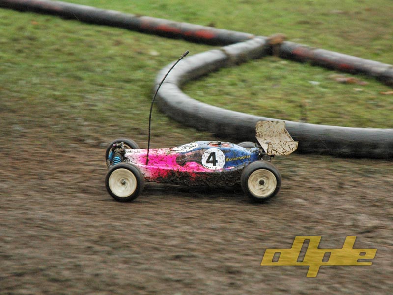 emily racing, just after standig on my car :)