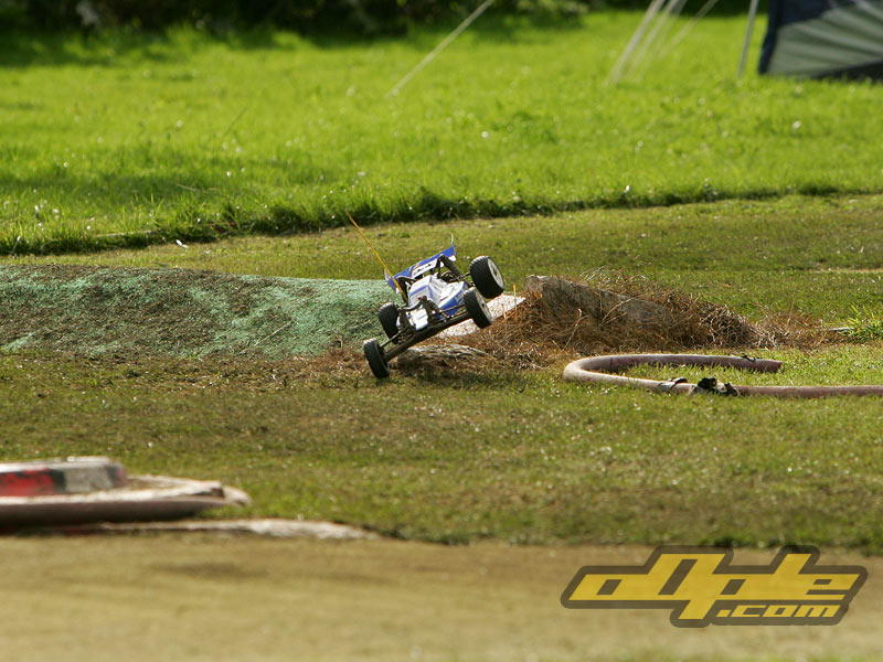 The small jump at the end of the lap needed a nice line (diagonal) to hit the next corner.