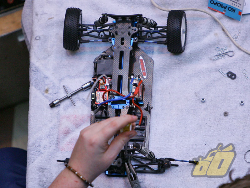 Stu Wood works on his new BJ Worlds