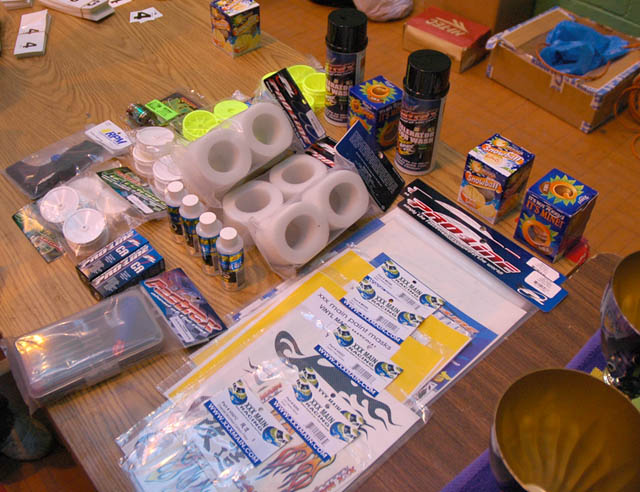 Some goodies on offer - prizes supplied kindly by CML Distribution