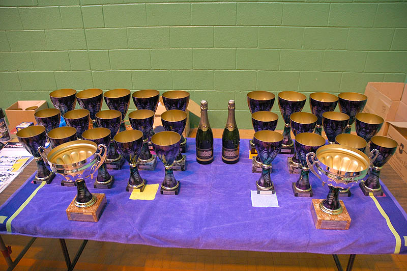 Lots of trophys - note none for me!