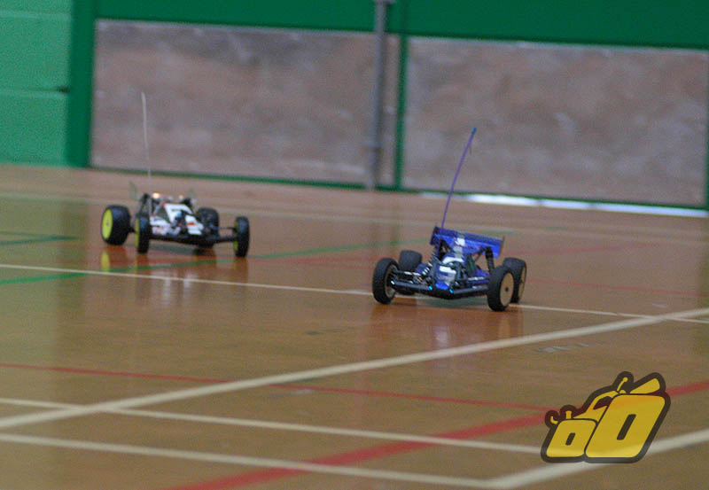 slippy at the end of the straight... 