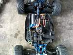 Rc8be   it as a hpi scream motor and mamba Max pro ESC  
Buggy is RTR all needed is rx\tx and battery's